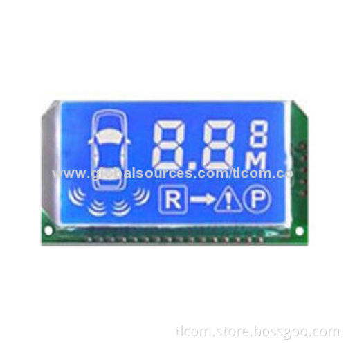 Segment LCM Alphanumeric LCD Modules, FSTN Positive Custom Module, COB PIN Mode with RoHS Mark